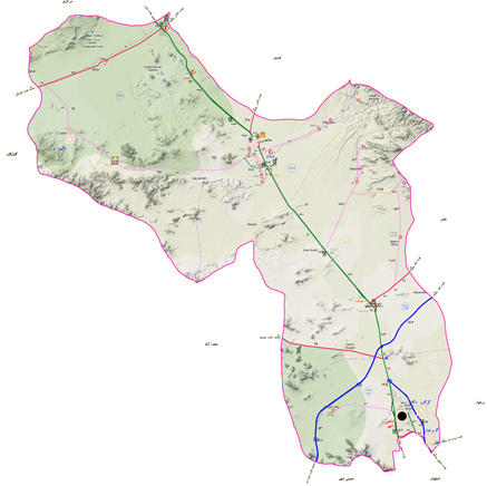 نقشه شاهین شهر